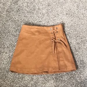 Girls Zara Suede Skirt